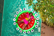 Circle Letter Beads - Alphabet Font, a Sans Serif Font by Dynamo Ultima (Thumbnail 11 of 14)