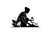 50 Garden Frame Silhouette Bundle, an Illustration by musafir_fashion (Thumbnail 22 of 51)