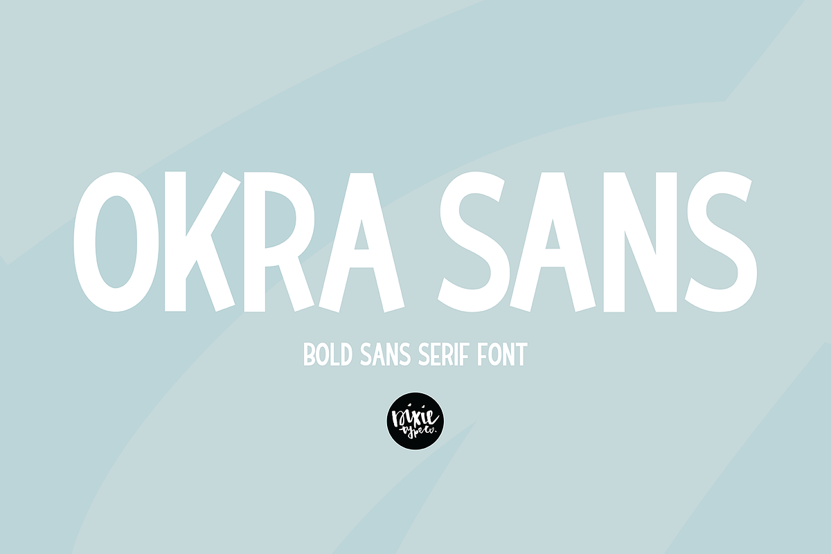 OKRA SANS Bold Sans Serif Font