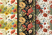 Seamless Pattern Set Meadow Motifs, a Pattern Graphic by Designs by Helen Trupak (Thumbnail 2 of 8)