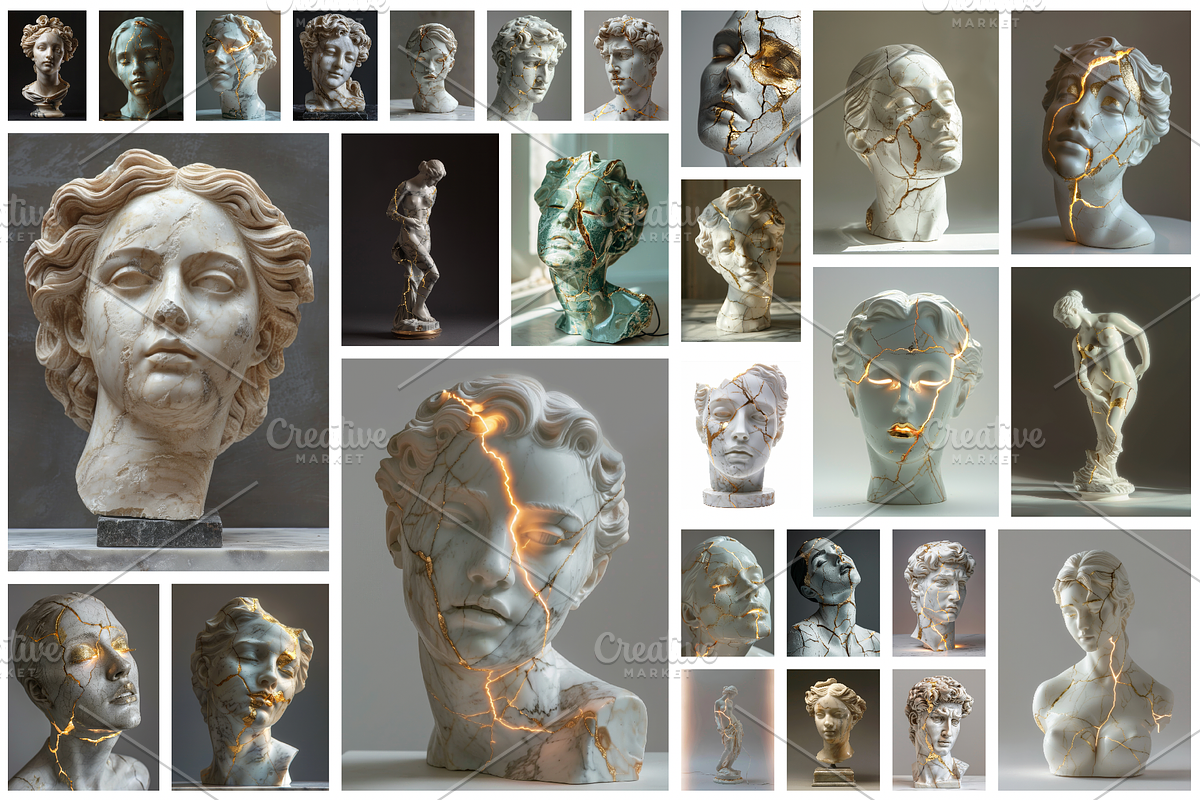 87 Sculpted marble heads, an Arts & Entertainment Photo by Handmadefont (Photo 4 of 85)