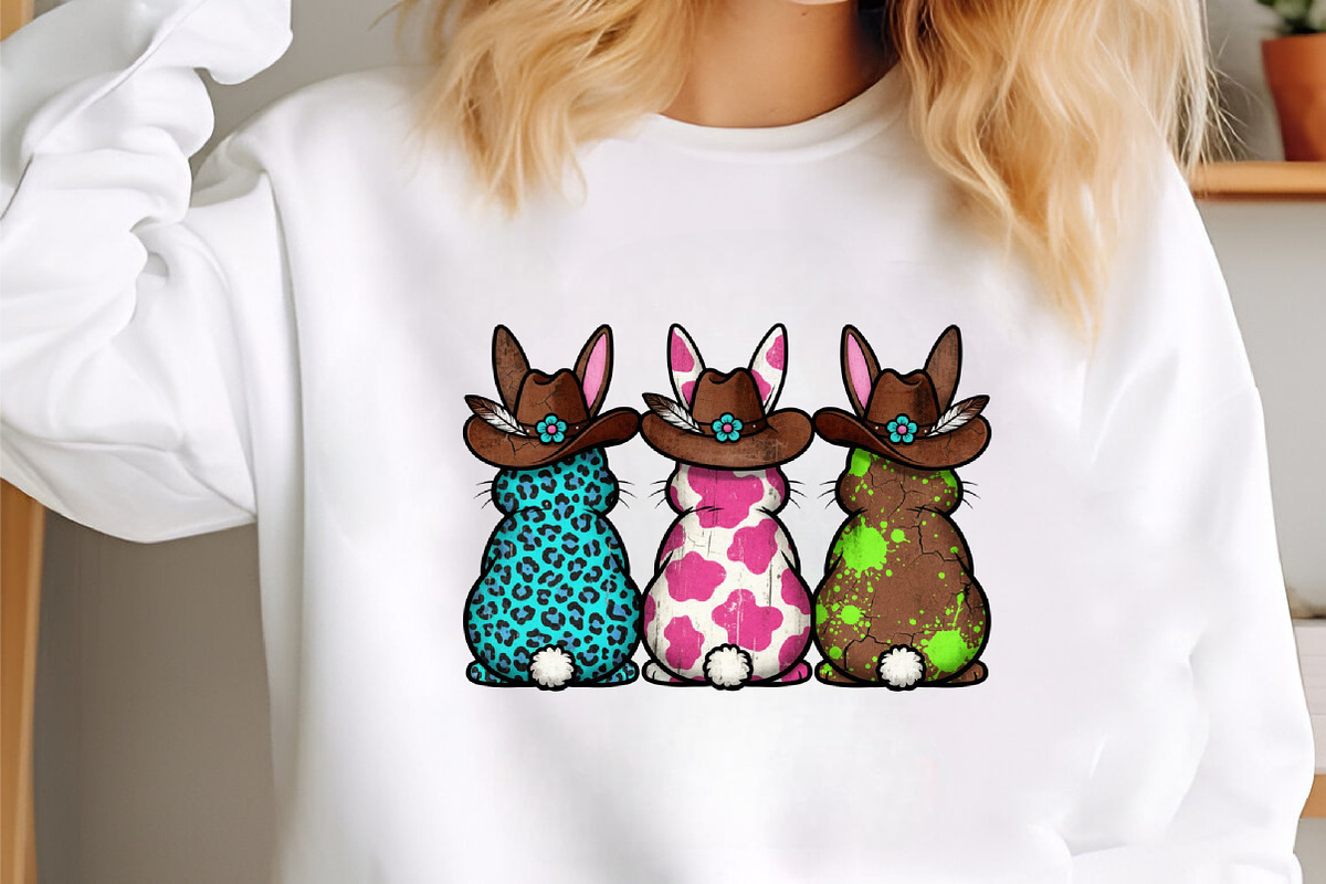 Western Easter Bunny Png, an Illustration by designcity5 (Photo 2 of 9)