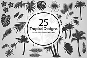 25 Tropical Designs (Vector), an Object Graphic by BIOWORKZ (Thumbnail 1 of 5)
