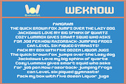 Phenomena font, a Font by weknow (Thumbnail 6 of 8)