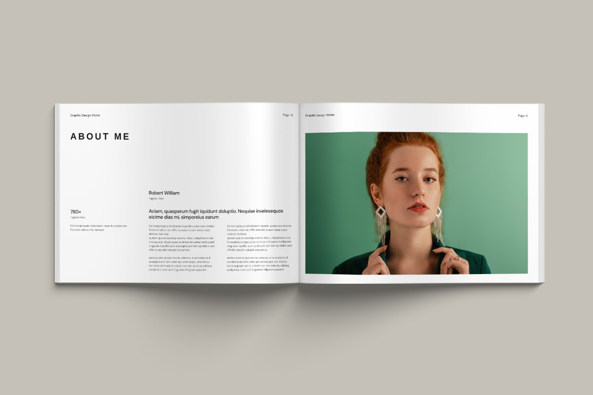 Works / Portfolio Landscape, a Brochure Template by Pixelpick (Photo 3 of 9)