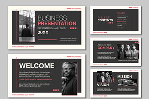Business Presentation Template, a Templates & Theme by studiogstock