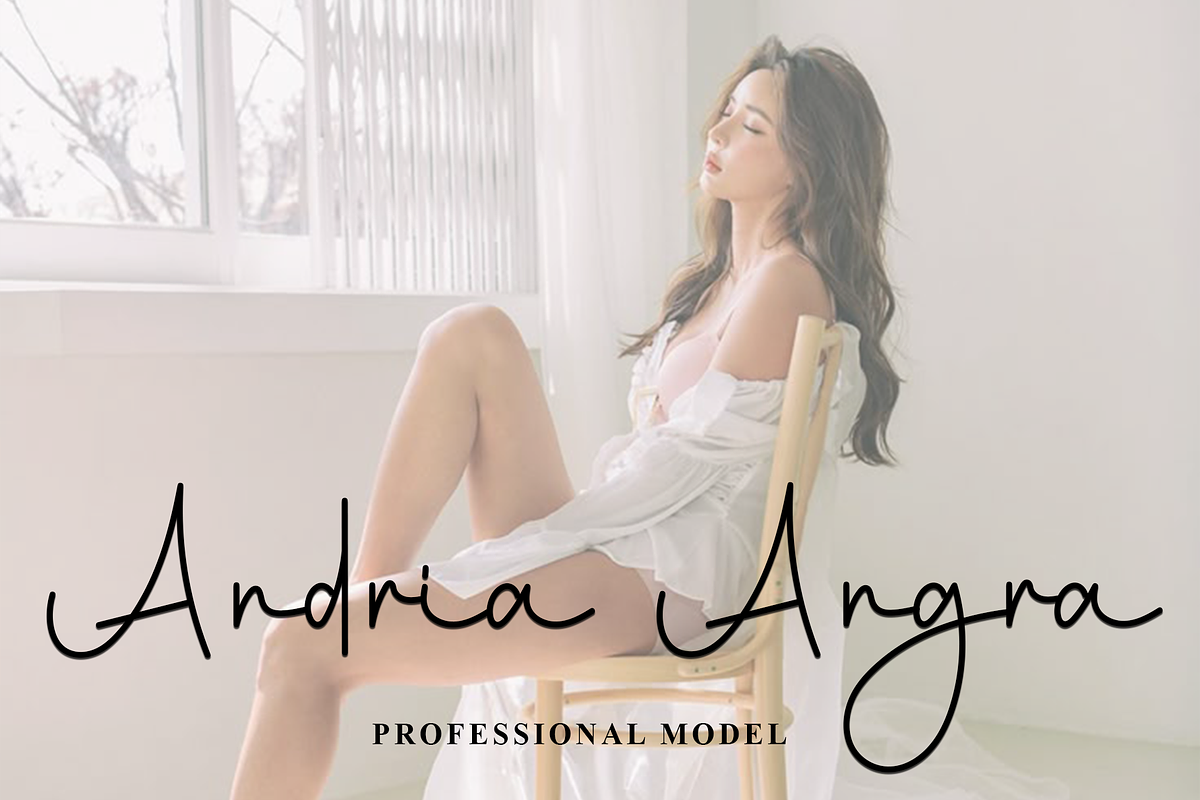 Angelia Birthday, a Handwritten Font by FreshTypeINK (Photo 7 of 8)