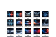 Volleyball backdrops & smoke overlay, a Background Graphic by Walllow Creatives (Thumbnail 7 of 7)