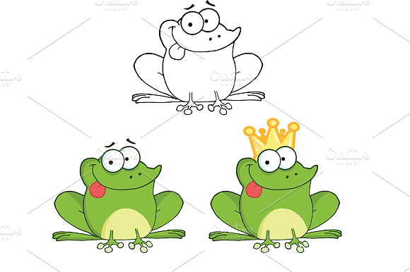Frog With Tongue Out Collection
