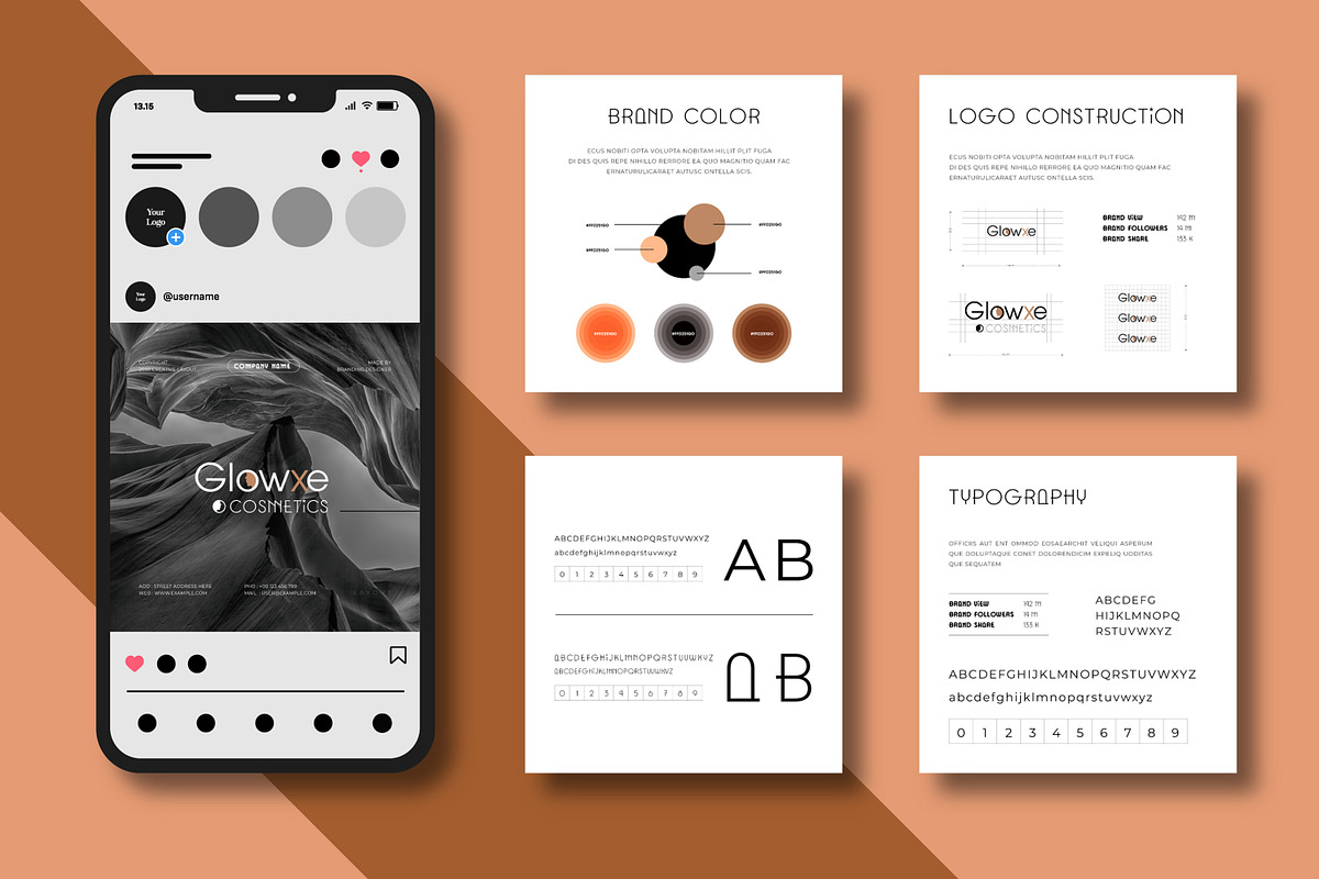Brand Social Media Kit, a Social Media Template by MightyDesign (Photo 2 of 6)