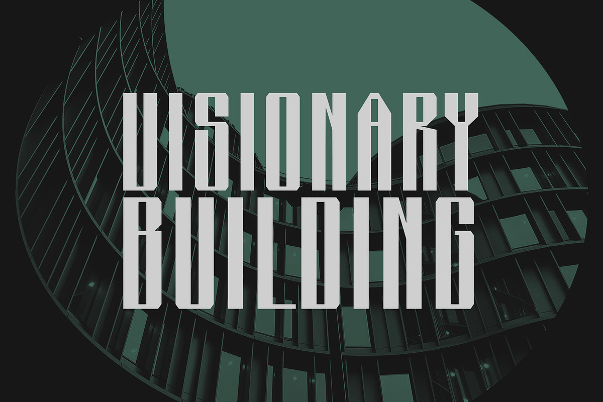 Loanzo Ultimate Futuristic Font, a Sans Serif Font by Maulana Creative (Photo 2 of 7)
