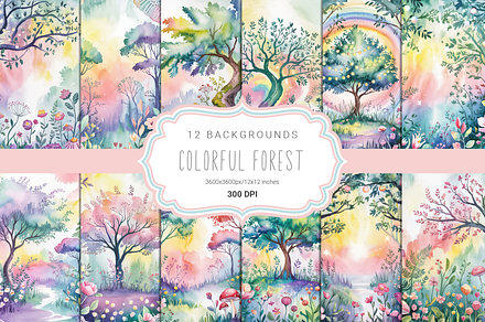 Colorful Woodland