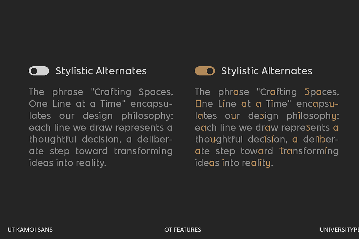 UT Kamoi Sans - A Geometric Sans, a Sans Serif Font by Universitype (Photo 17 of 18)