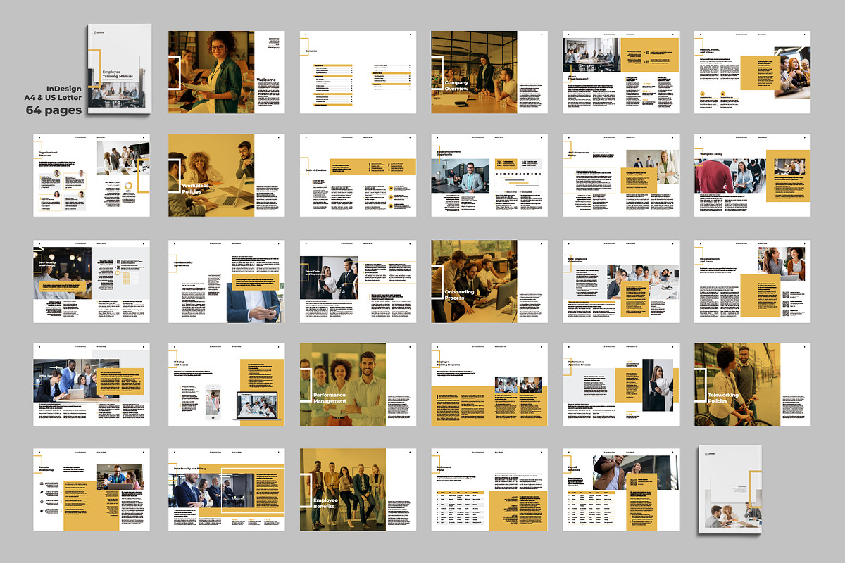 Employee Training Manual Template, a Brochure Template by StockInDesign (Photo 10 of 11)