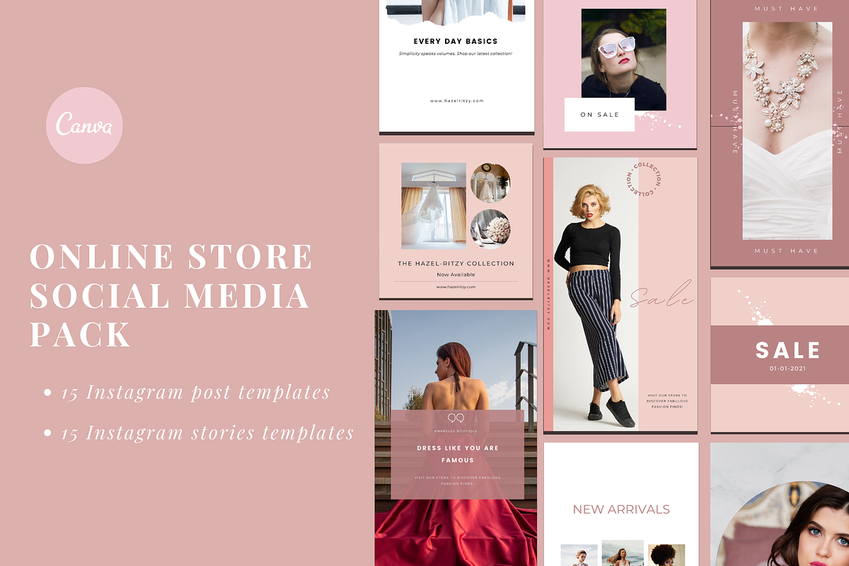 Fashion Instagram Templates, a Social Media Template by Joricreatives (Photo 1 of 4)