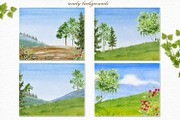 Forest watercolor designer toolkit, an Animal Illustration by Elegantia (Thumbnail 23 of 28)