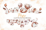 Watercolor Fluffy cotton, a Decorative Illustration by Re_Margarita_Art (Thumbnail 7 of 7)