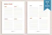 Weekly Planner Template, Canva, a Templates & Theme by Jaboor Magics (Thumbnail 2 of 5)