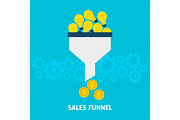 Sales Funnel Vector Concepts, a Finance Illustration by Anna_leni (Thumbnail 5 of 6)