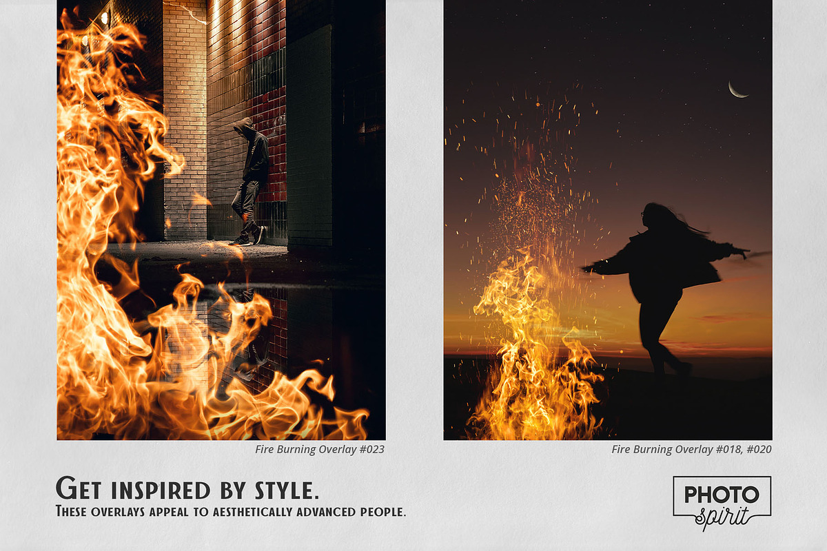 Fire Burning Effect Overlays, a Brushes & More by PhotoSpirit (Photo 7 of 10)