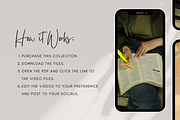 Faith: 10 Aesthetic Video Clips, a Social Media Template by sociallyswanky (Thumbnail 3 of 5)