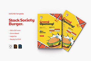 Stack Society - Flyer, a Flyer Template by VUNIRA