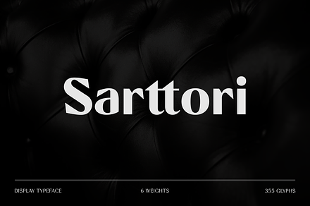 Sarttori - Display Font