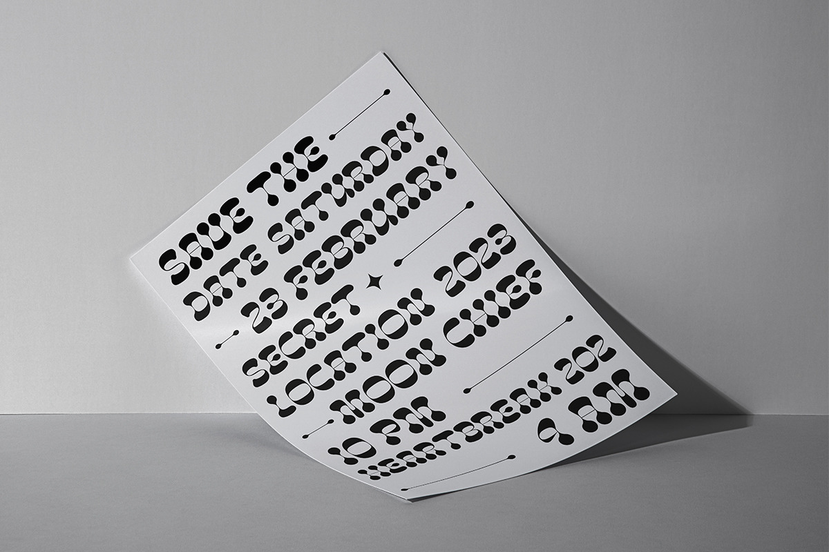 Moon Chief | Groovy Display, a Serif Font by Pentagonistudio (Photo 3 of 11)