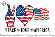 4th of July Sublimation Bundle, a Decorative Illustration by DiamondShop (Thumbnail 9 of 11)