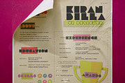 Creative CV/Resume Design Template, a Resume Template by Kreativity13 (Thumbnail 2 of 3)