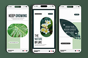 Nature Botanical Social Media Story, a Social Media Template by MightyDesign (Thumbnail 1 of 6)