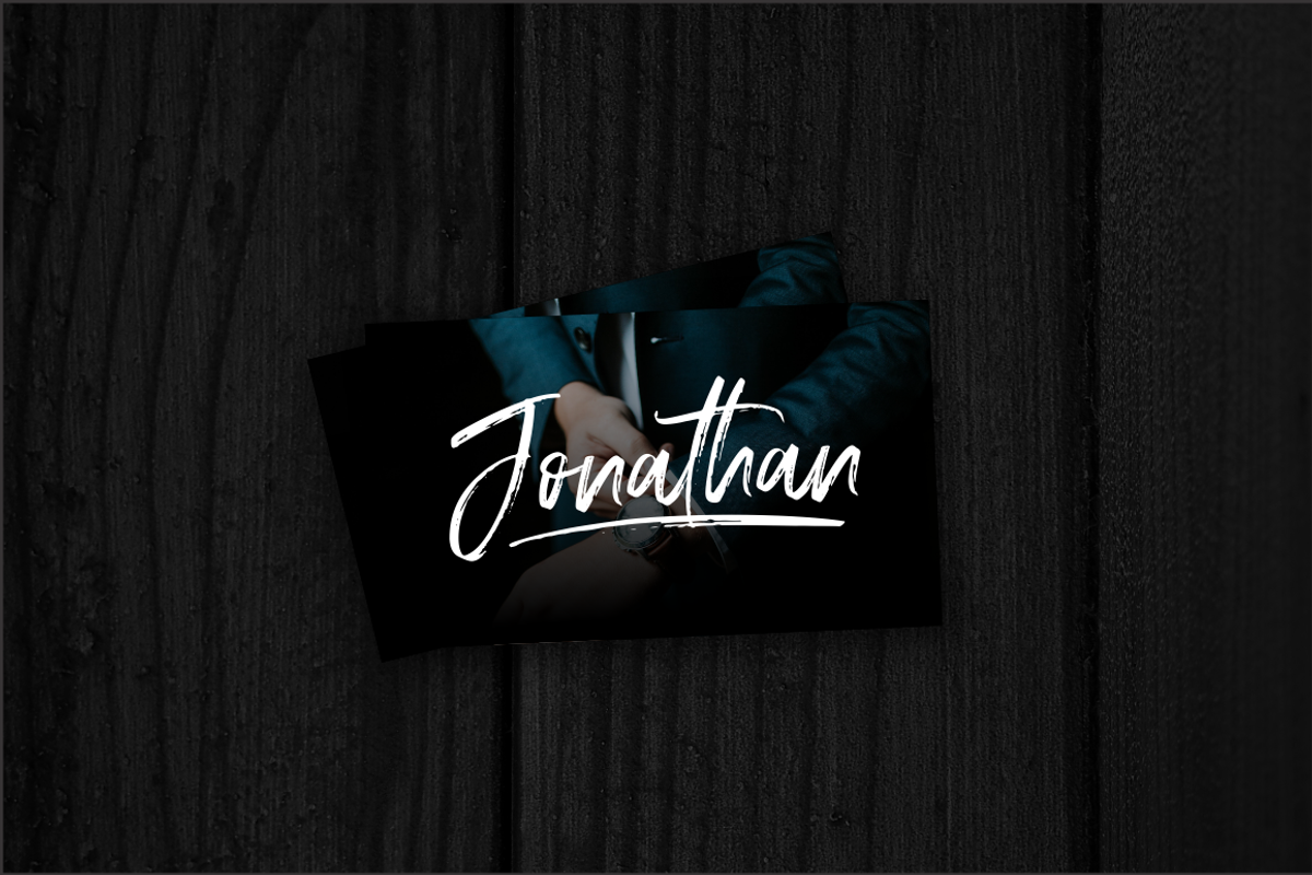 Displatter - Handbrush Font preview 4