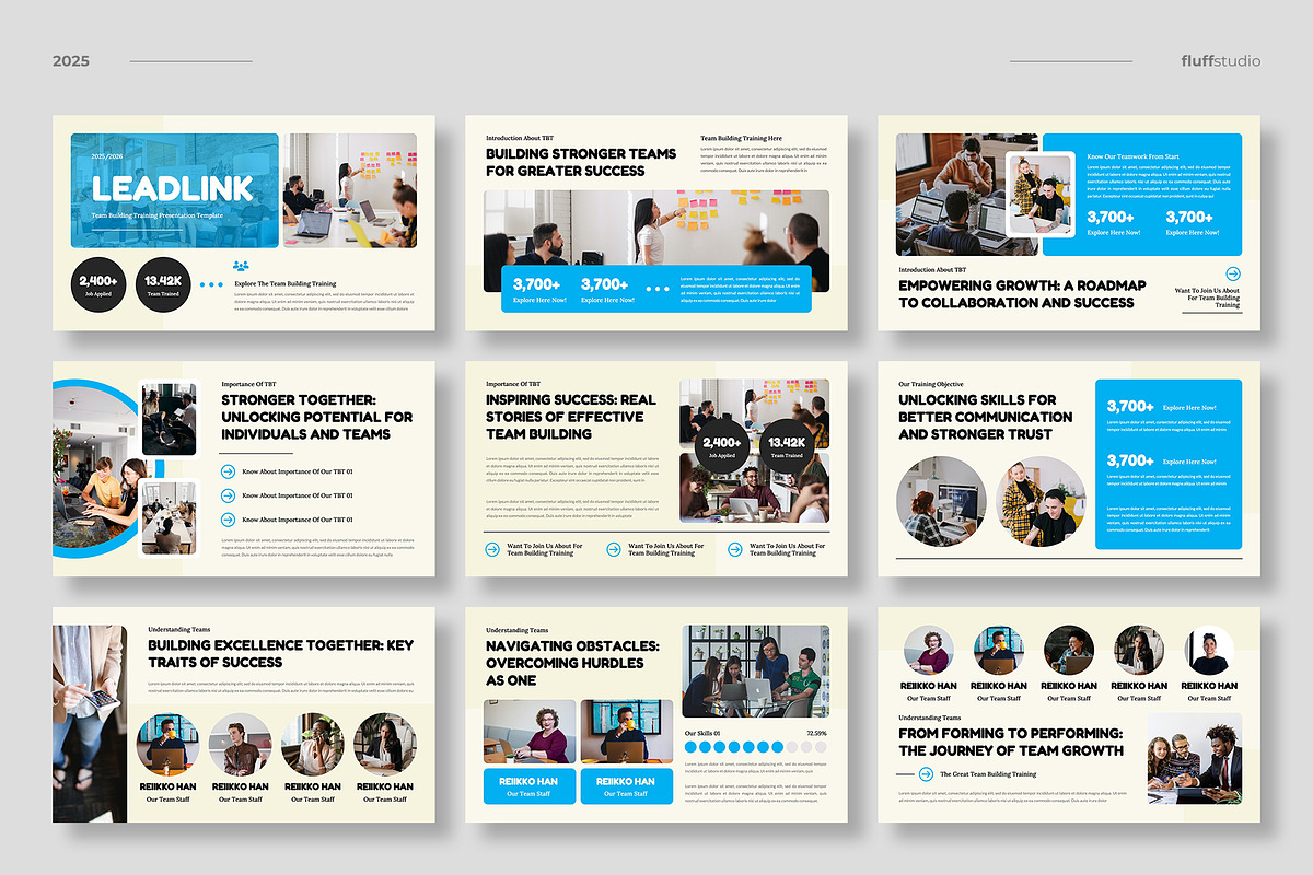 Team Building Training Google Slides, a Presentation Template by fluffstudio (Photo 2 of 4)