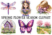 Spring Flower Season Clipart, an Illustration by OK Design (Thumbnail 6 of 6)