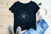 Retro Flower | Symbols Fonts, a Symbol Font by Sirinart (Thumbnail 9 of 12)