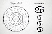 Zodiac Signs and Constellation, an Object Illustration by Alisovna (Thumbnail 8 of 12)