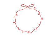 Bow circle coquette frames, an Object Graphic by Elena Pimukova (Thumbnail 5 of 9)