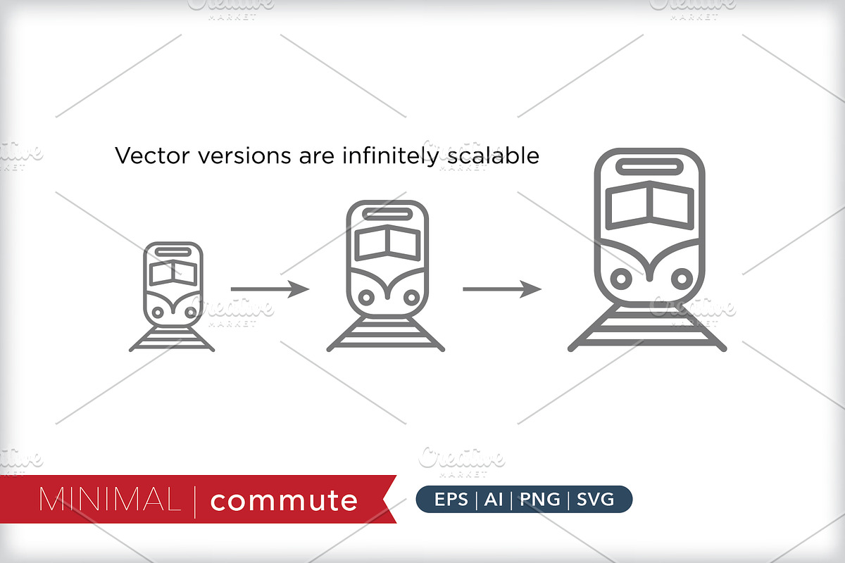 Minimal commute icons, an Outline Icon by Picture Window (Photo 3 of 5)