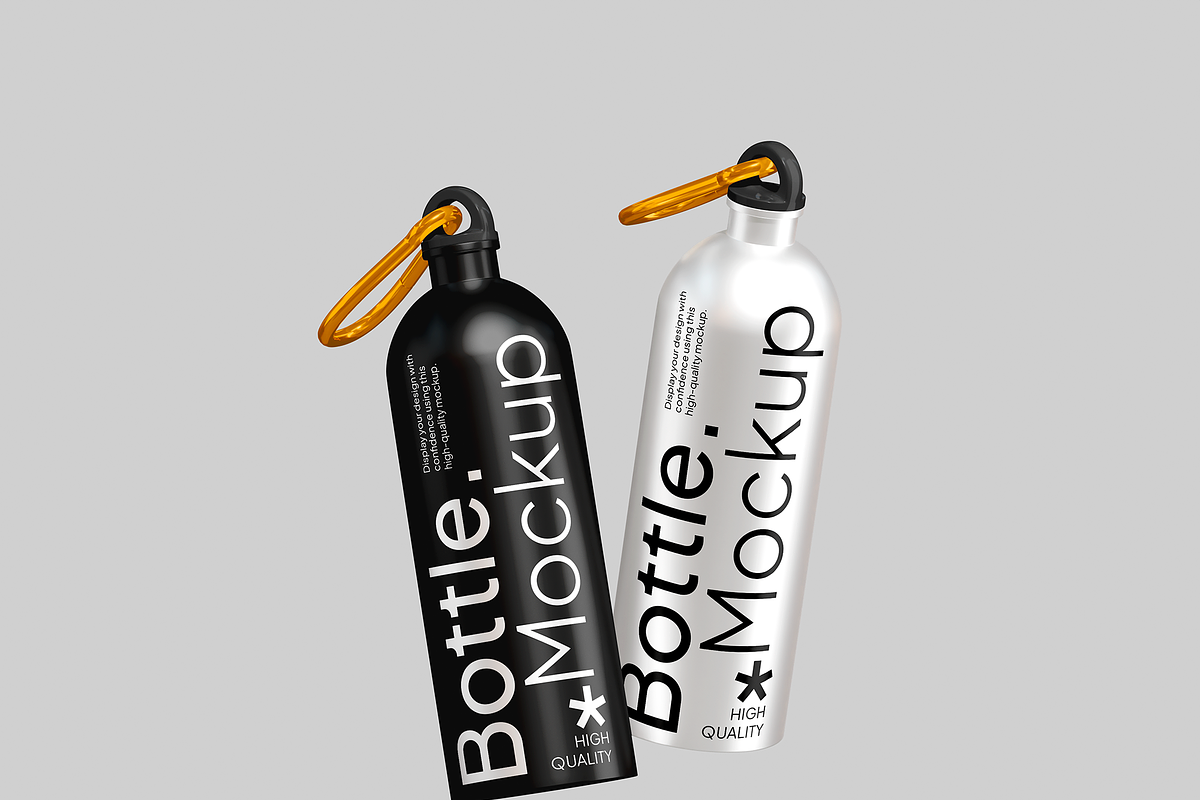 Bottle Mockup, a Product Mockup by Bartama Graphic (Photo 2 of 3)
