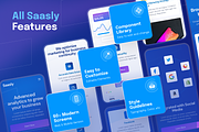 Saas & Tech Web Mobile UI Kit Saasly, an UI Kit Template by dhuhacreative (Thumbnail 3 of 8)