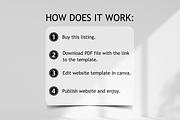 UGC Creator Website Canva Template, a Landing Page Template by Mindful Digital Co. (Thumbnail 9 of 9)