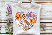 Halloween Heart PNG Sublimation, a Work Illustration by CraftArtStudio (Thumbnail 2 of 4)