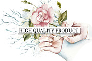 Watercolor Manicure, an Object Illustration by Budogoshch (Thumbnail 7 of 8)