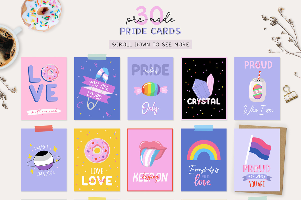 LGBTQ Pride, a Decorative Illustration by Inky Reindeer (Photo 5 of 10)