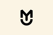 MU UM letter monogram Logo Design, a Branding & Logo Template by Vectoryzen (Thumbnail 2 of 2)