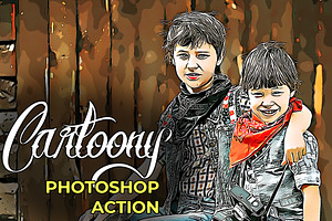 Cartoony Photoshop Action