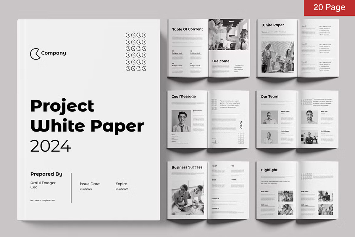 White Paper Bundle, a Brochure Template by ContestDesign (Photo 11 of 30)