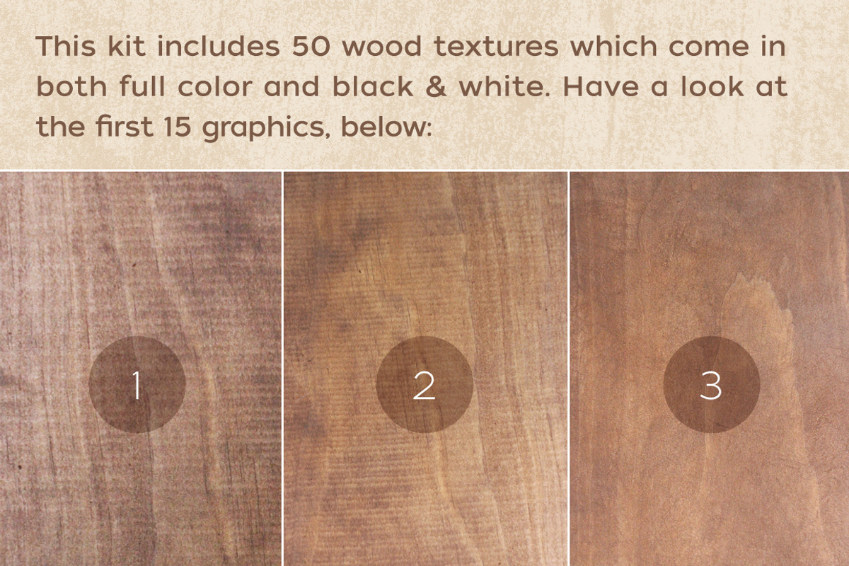 50 Walnut Wood Textures & Brushes preview 4