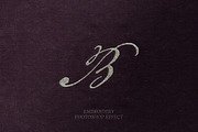 ODARA Embroidery Logo & Text Effect, a Texture Graphic by Universo Gaia @doyougaia (Thumbnail 5 of 12)