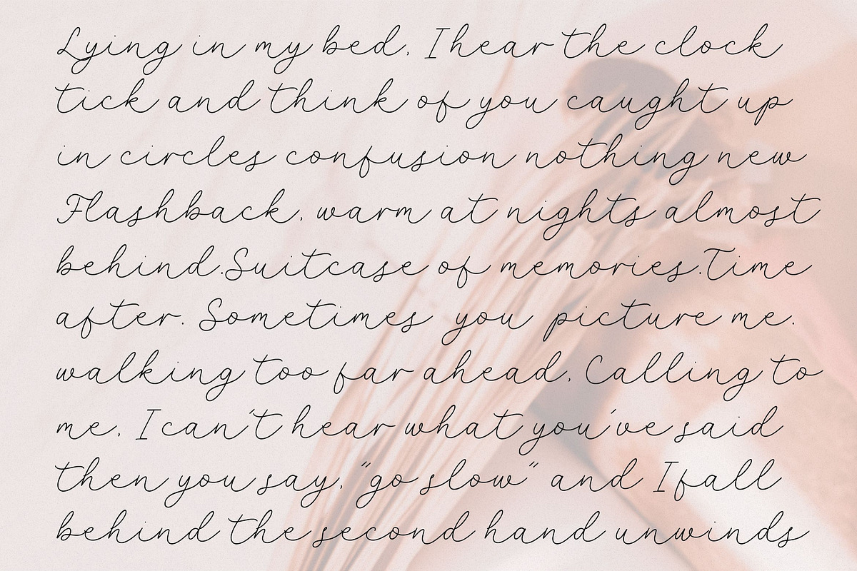 selyna avelyn - Lovely Handwritten, a Script Font by Balpirick Studio (Photo 4 of 7)